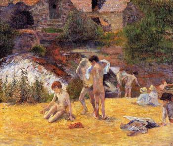 Paul Gauguin : The Moulin du Boid d'Amour Bathing Place